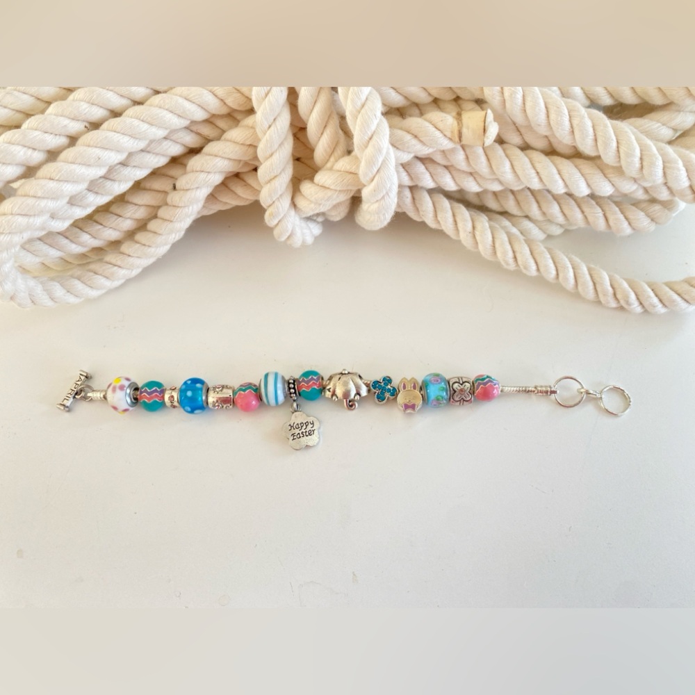 3 for $25 pick and bundle.  🏡🏡🏡 Happy Easter Charm Bracelet